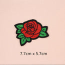 14 Pieces Rose Flower Applique Badge Embroidered Sew on Iron on Floral Patch Dress Decoration Craft