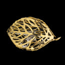Metal Hollow Leaves Crystal Charms Pendants for DIY Necklace Fashion Jewelry Making Crafts