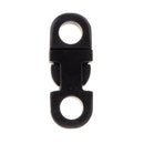 20 Pieces Resin POM Side Release Safety Press Buckles Adjusting Clips Black