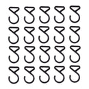 20 Pieces DIY Jewelry Accessories Resin POM Clasps Clip Hooks Black For Garment