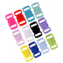 36 Pieces Resin POM Side Release Buckle Dog Collar Luggage Straps Buckle Colors