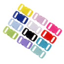 36 Pieces Resin POM Side Release Buckle Dog Collar Luggage Straps Buckle Colors