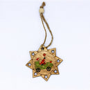 3 Pieces Wood Christmas Tree Decoration Xmas Hanging Snowman Deer Ornament Decoration