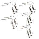 10 Piece Stainless Steel Silver Ear Wire Earwires Ear Hook Earring Connector Findings Jewelry Making
