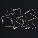 10 Piece Stainless Steel Silver Ear Wire Earwires Ear Hook Earring Connector Findings Jewelry Making