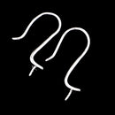 1 Pair of Sterling 925 Silver Ear Wire Ear Hooks Earring Findings Base DIY Jewelry