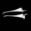 Pair of Jewelry Findings 925 Sterling Silver Earring Bail Calla Hook with Screw Pins Ear Wires For Bead Crystal Gems