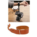 Universal Genuine Leather Camera Straps Camera Wrist Hand Straps Grip for Canon Nikon Sony DSLR Camera Brown