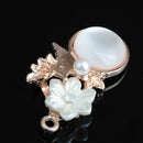 10x Fashion Connectors Jewelry Making Charms Pendant Pearl Button DIY Craft
