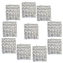 10x Rhinestone Square Button DIY Bridal Wedding Garment Dress Embellshiment