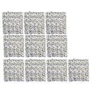 10x Rhinestone Square Button DIY Bridal Wedding Garment Dress Embellshiment