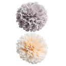 10 Pieces 5.5cm Artificial Silk Chrysanthemum Flower Head for DIY Wedding Decoration - Champagne
