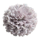 10 Pieces 5.5cm Artificial Silk Chrysanthemum Flower Head for DIY Wedding Decoration - Grey