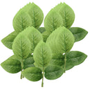 50 Pieces Silk Artificial Foliage Leaves for Wedding Bouquet Decoration DIY Wreath