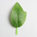 50 Pieces Fake Leaves Artificial Rose Leaf Leaves For Bouquet Garland Wedding Decorations