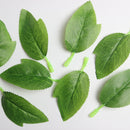 50 Pieces Fake Leaves Artificial Rose Leaf Leaves For Bouquet Garland Wedding Decorations