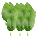 50 Pieces Fake Leaves Artificial Rose Leaf Leaves For Bouquet Garland Wedding Decorations