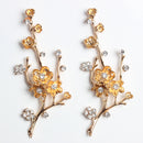 Crystal Flower Flatback Wedding Craft Embellishments Scrapbook Buttons DIY