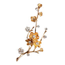 Crystal Flower Flatback Wedding Craft Embellishments Scrapbook Buttons DIY