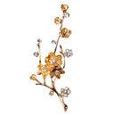 Crystal Flower Flatback Wedding Craft Embellishments Scrapbook Buttons DIY