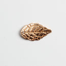 10 Pieces Vintage Golden Alloy Leaf Leaves Pendant Charms for DIY Jewelry Making