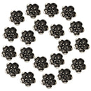 20 Pieces Flower Flatback Buttons Decorative Beads DIY Craft Embellishments 15mm