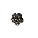 20 Pieces Flower Flatback Buttons Decorative Beads DIY Craft Embellishments 15mm