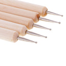 5 Pieces Nail Art Dotting Tools 2 Way Dotting Pen Set for Nail Art Manicure Pedicure