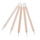 5 Pieces Nail Art Dotting Tools 2 Way Dotting Pen Set for Nail Art Manicure Pedicure