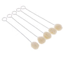 5 Pieces Wool Daubers Leather Dye Tools Dye Dauber Dyeing Applicator with Metal Handle for DIY Crafts Projects