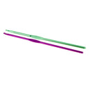 10 Pieces Colorful Aluminum Tunisian Afghan Crochet Hook Knitting Needles for DIY Scarves Sweater 2-6mm