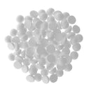 100 Pieces 20mm White Modelling Craft Solid Polystyrene Foam Balls Hemispheres