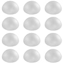 100 Pieces 20mm White Modelling Craft Solid Polystyrene Foam Balls Hemispheres