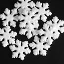 10 Pieces CHRISTMAS TREE FROZEN WHITE FOAM SNOWFLAKE HANGING DECORATION CRAFTS Festival Ornaments