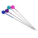 800 Piece Colorful Pearl Head Pins Sewing Pins Tailor Dressmaking Hijab Scarf Pins