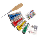 Bias Tape Makers 6mm/12mm/18mm/25mm Sewing Awl Binder Foot Kit for Sewing Quilting Binding