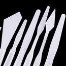 7 Pieces/Set Plastic Artist Palette Cutters Set for Artist Painting Shaping Tool