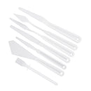 7 Pieces/Set Plastic Artist Palette Cutters Set for Artist Painting Shaping Tool