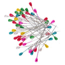 100 Pieces Plastic Pearl Head Pins Straight Dressmaker Pins for Sewing Crafts Decoration