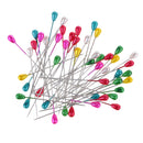 100 Pieces Plastic Pearl Head Pins Straight Dressmaker Pins for Sewing Crafts Decoration
