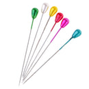 100 Pieces Plastic Pearl Head Pins Straight Dressmaker Pins for Sewing Crafts Decoration