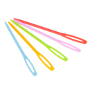 100 PCS Safety Multicolor Plastic Lacing Needles for Sewing Handmade Crafts