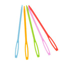 100 PCS Safety Multicolor Plastic Lacing Needles for Sewing Handmade Crafts