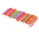 100 PCS Safety Multicolor Plastic Lacing Needles for Sewing Handmade Crafts