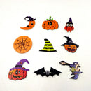 50 Pieces Assorted Wood Halloween Buttons 2 Hole Buttons for Sewing Scrapbooking