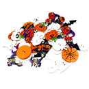 50 Pieces Assorted Wood Halloween Buttons 2 Hole Buttons for Sewing Scrapbooking