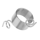 Nickle Plated Wire Yarn Stranding Guide Finger Knitting Thimble for Knitting Crafts Silver 15mm