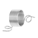 Nickle Plated Wire Yarn Stranding Guide Finger Knitting Thimble for Knitting Crafts Silver 15mm