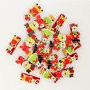 20 Piece Christmas Deer Wooden Craft Pegs Clothes Paper Photo Hanging Clips for Party Decoration 48mm
