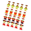 20 Piece Christmas Deer Wooden Craft Pegs Clothes Paper Photo Hanging Clips for Party Decoration 48mm